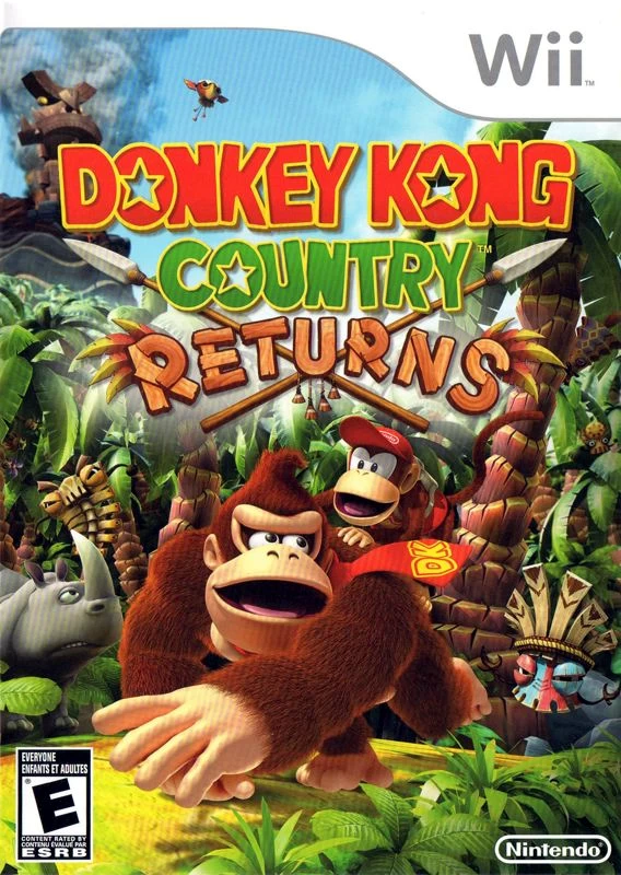 Capa do jogo Donkey Kong Country Returns