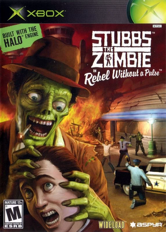 Stubbs the Zombie in Rebel Without a Pulse cover