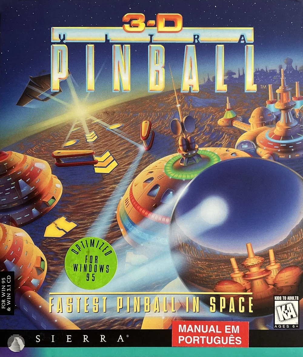 Capa do jogo 3-D Ultra Pinball