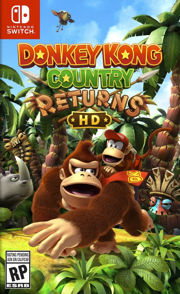 Capa do jogo Donkey Kong Country Returns HD