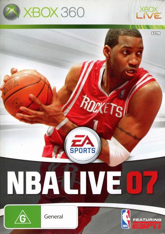 Capa do jogo NBA Live 07