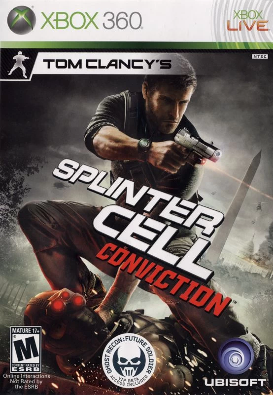 Capa do jogo Tom Clancys Splinter Cell: Conviction