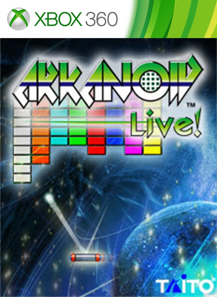 Capa do jogo Arkanoid Live!