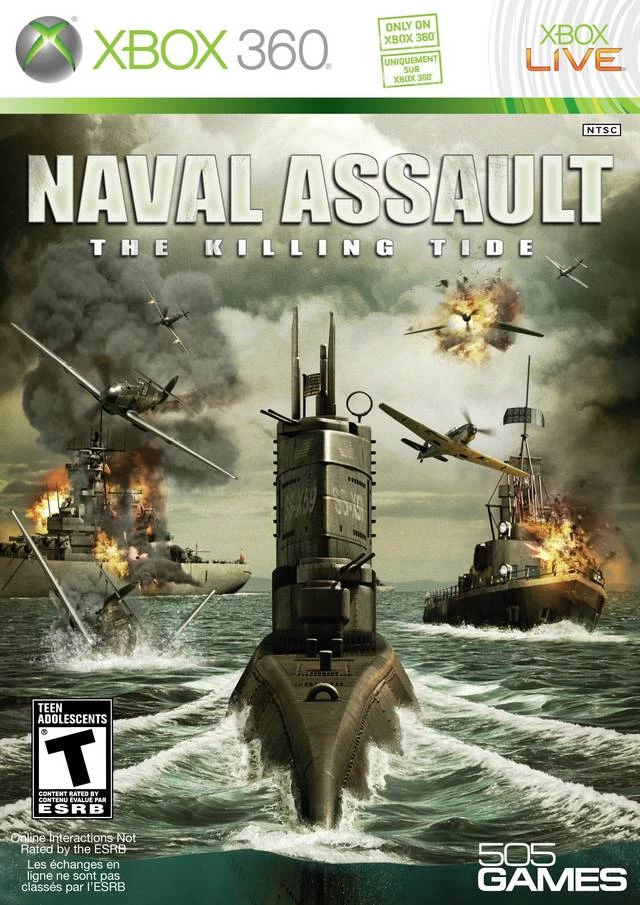 Capa do jogo Naval Assault: The Killing Tide