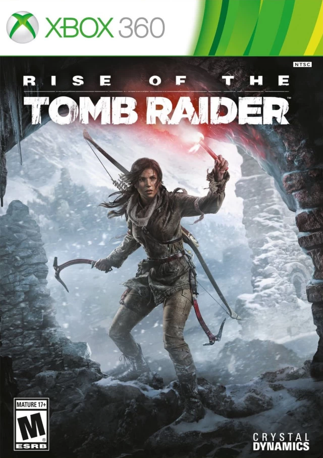 Capa do jogo Rise of the Tomb Raider