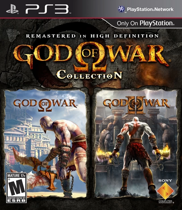 Capa do jogo God of War Collection