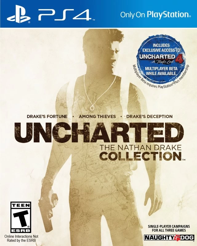 Capa do jogo Uncharted: The Nathan Drake Collection