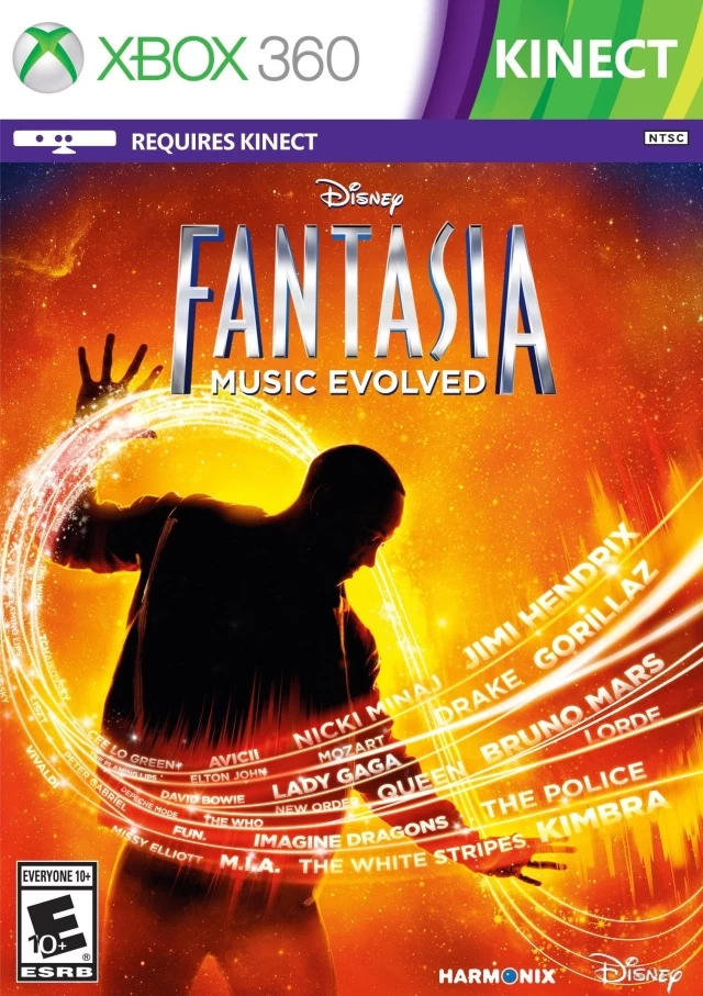 Capa do jogo Disney Fantasia: Music Evolved