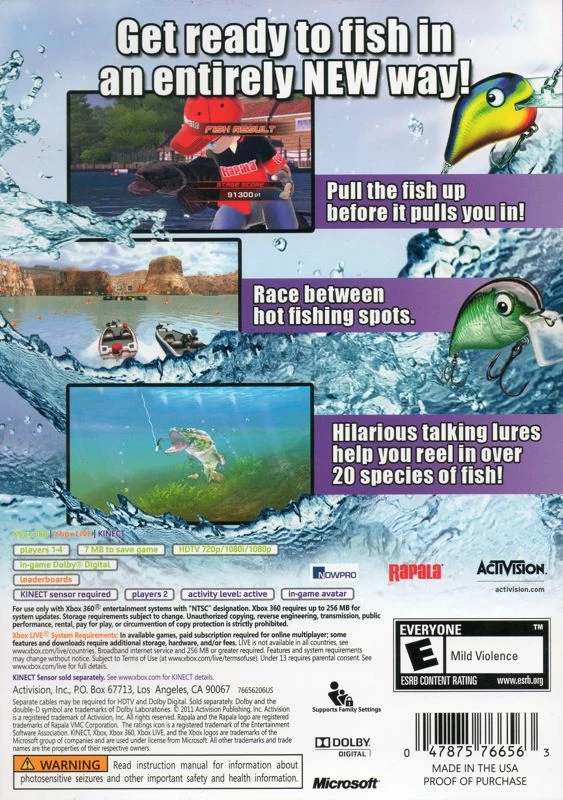 Capa do jogo Rapala for Kinect