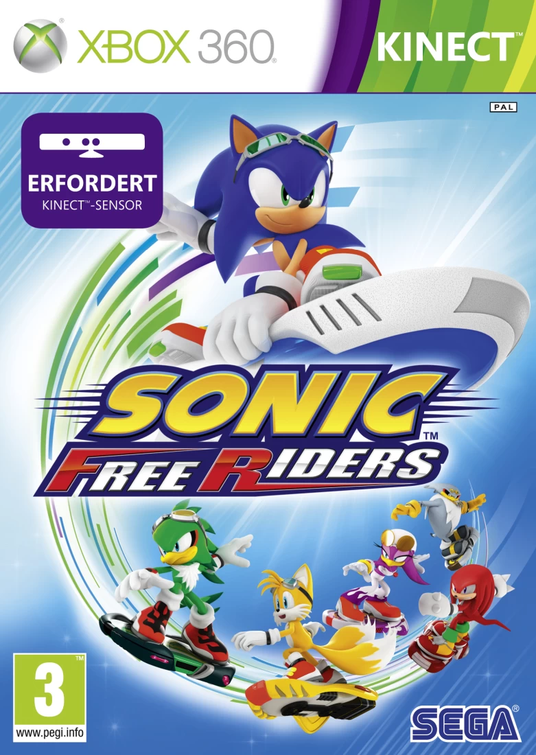 Capa do jogo Sonic Free Riders