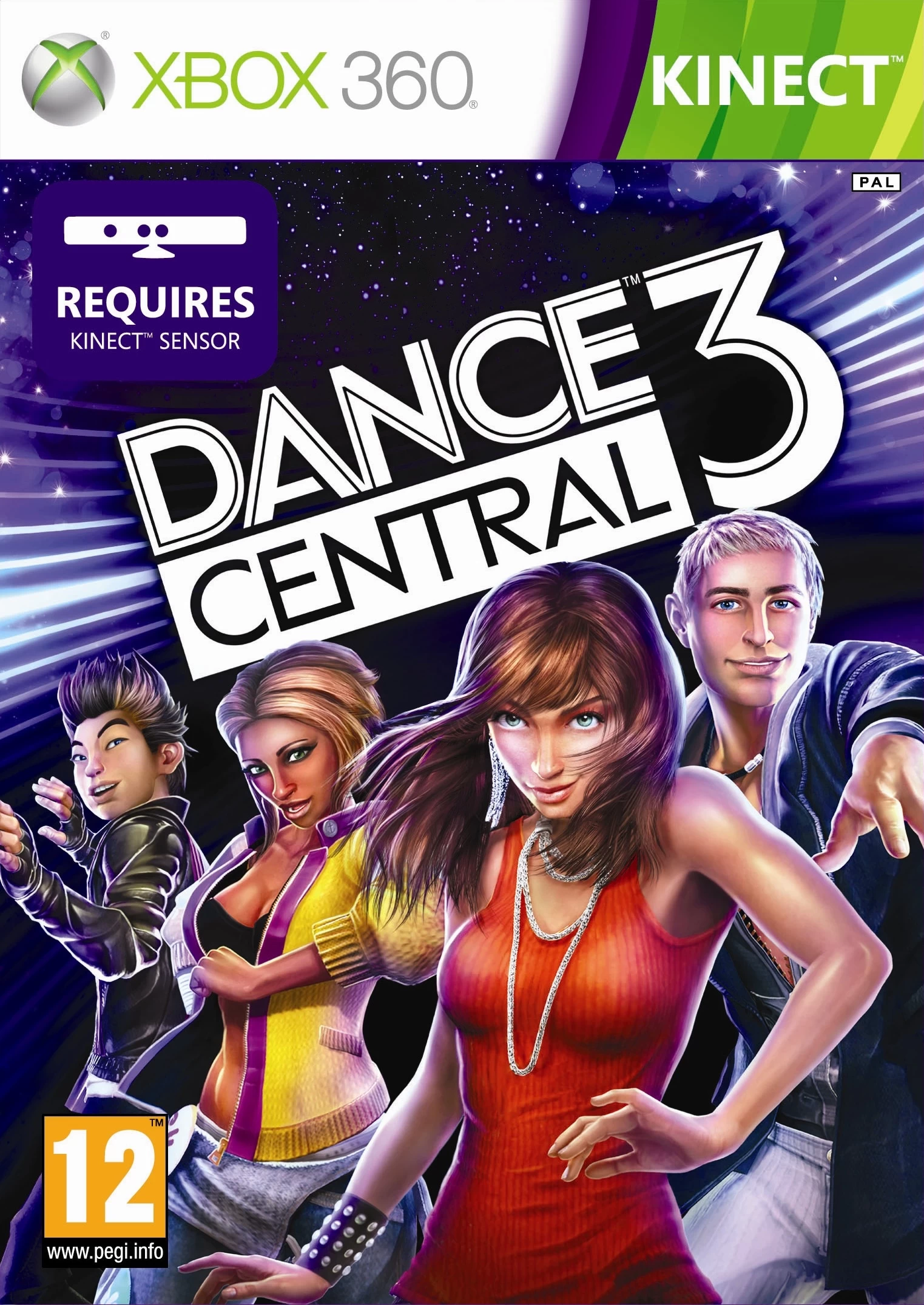 Capa do jogo Dance Central 3