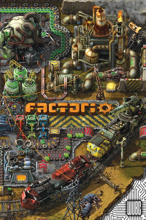 Capa do jogo Factorio