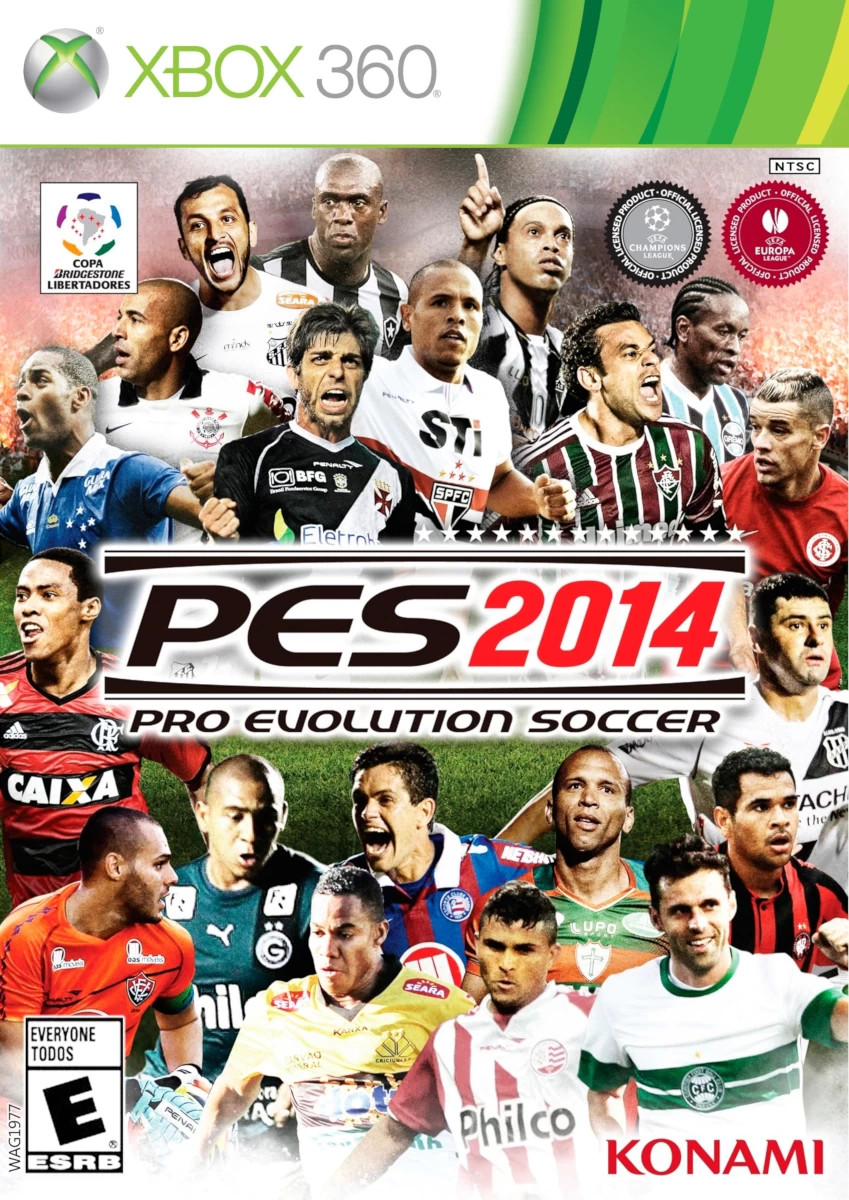 Capa do jogo Pro Evolution Soccer 2014