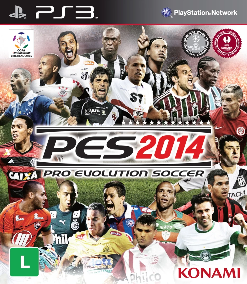 Capa do jogo Pro Evolution Soccer 2014