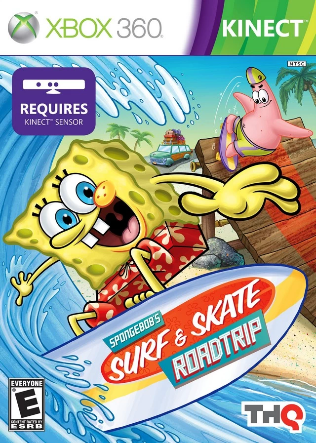 Capa do jogo SpongeBobs Surf & Skate Roadtrip