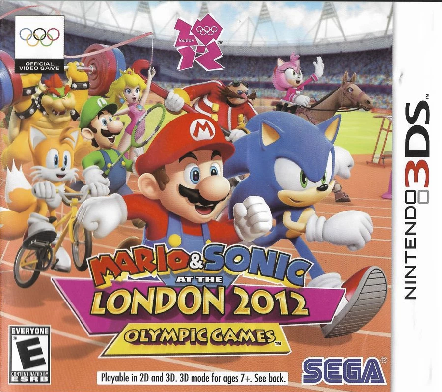 Capa do jogo Mario & Sonic at the London 2012 Olympic Games