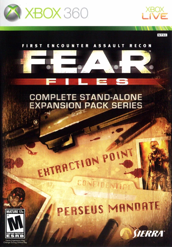 Capa do jogo F.E.A.R. Files