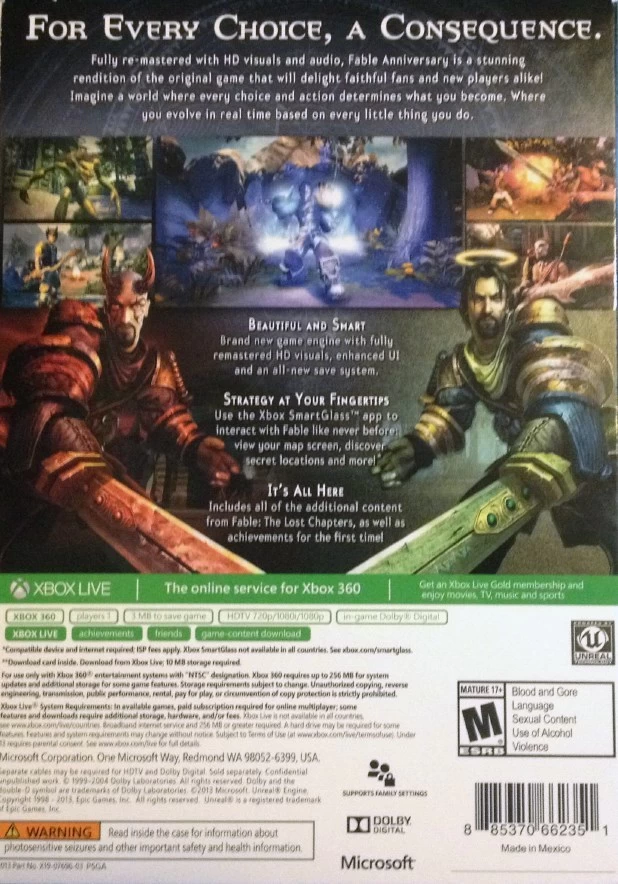 Fable: Anniversary cover