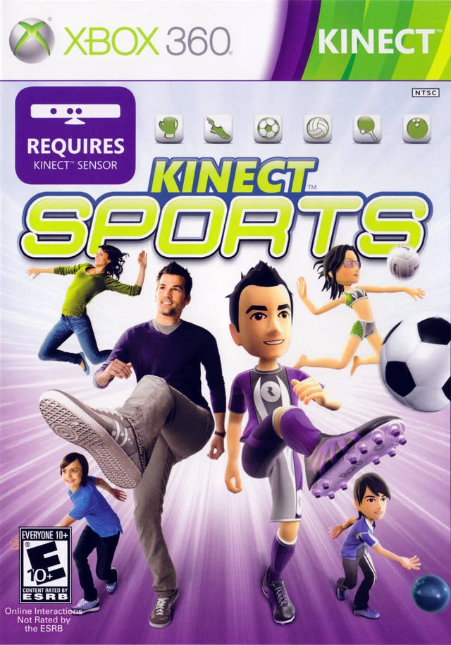 Capa do jogo Kinect Sports