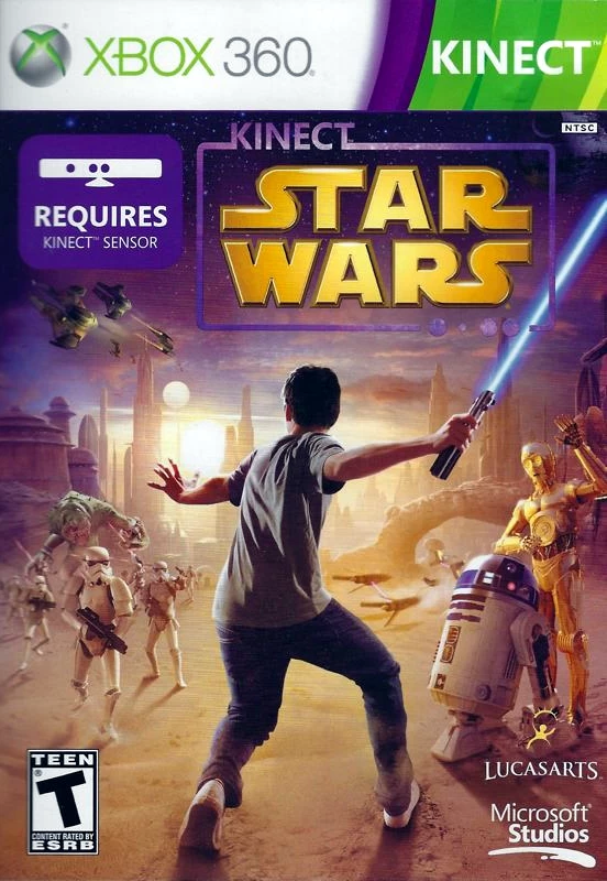 Capa do jogo Kinect Star Wars