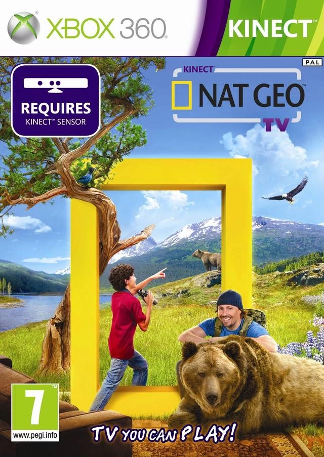 Capa do jogo Kinect Nat Geo TV