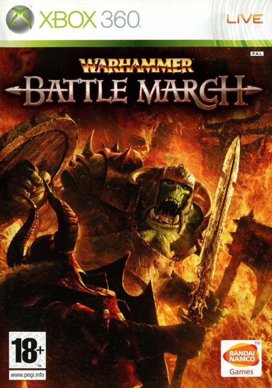 Capa do jogo Warhammer: Mark of Chaos - Battle March