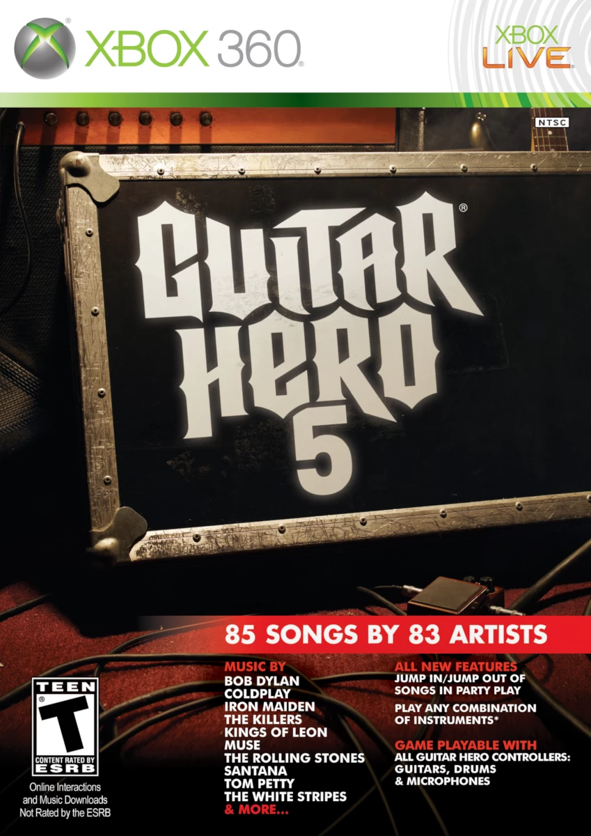 Capa do jogo Guitar Hero 5