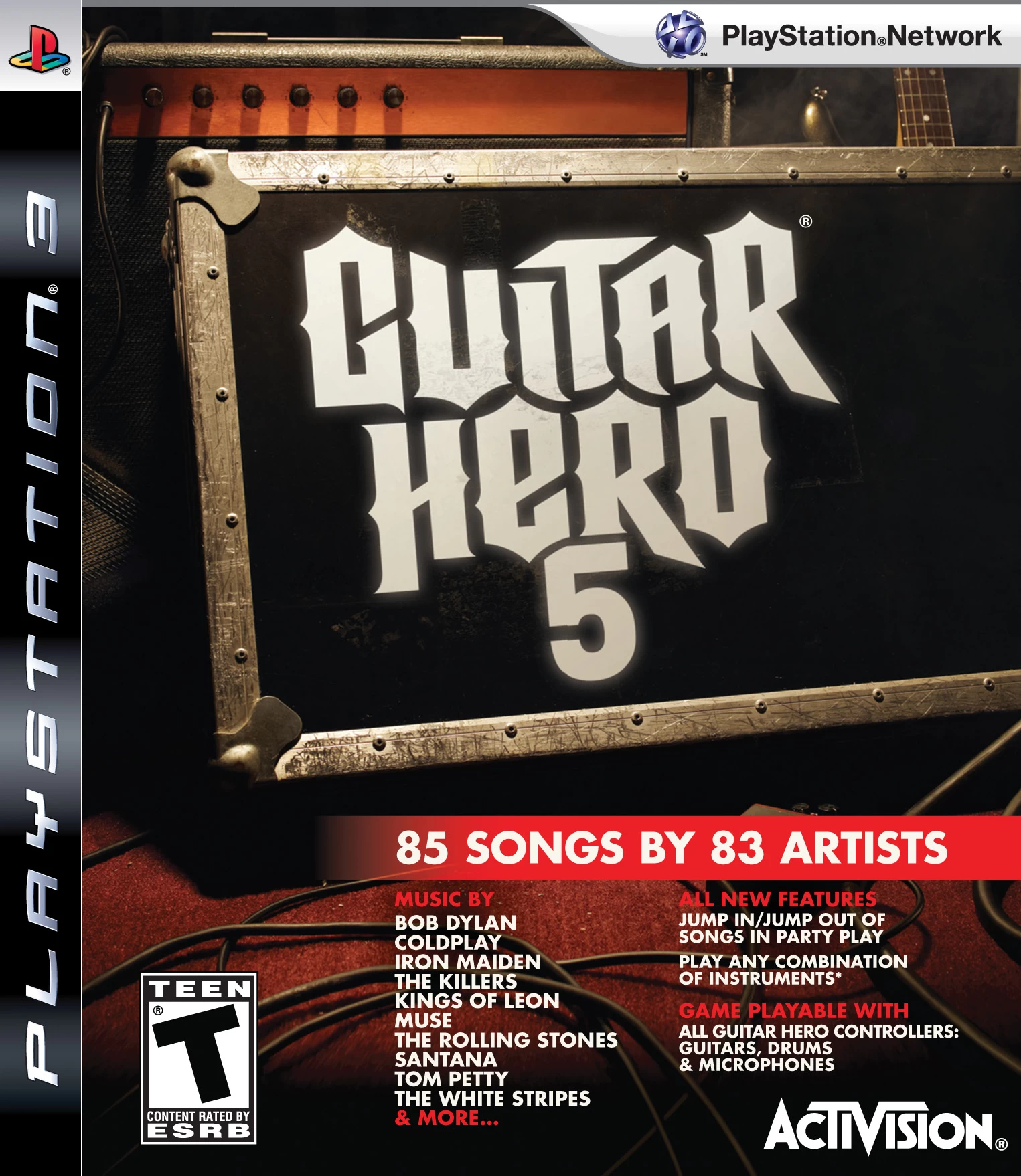 Capa do jogo Guitar Hero 5