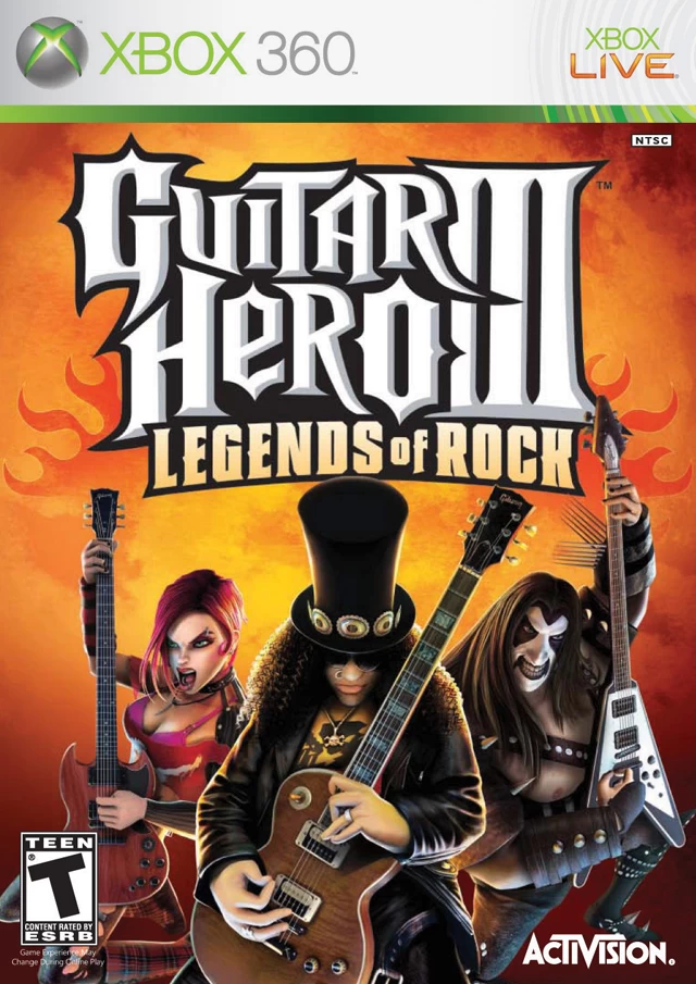 Capa do jogo Guitar Hero III: Legends of Rock