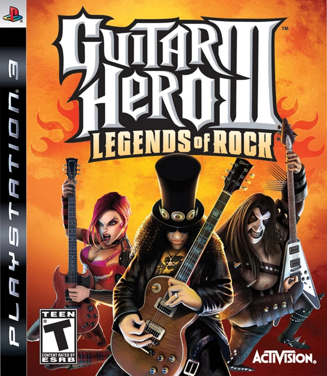 Capa do jogo Guitar Hero III: Legends of Rock