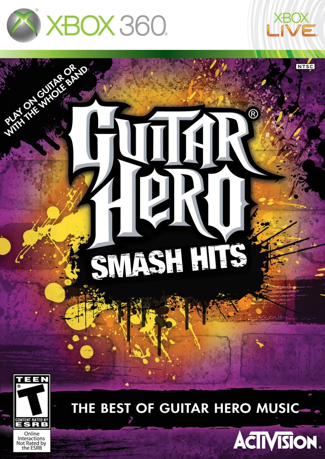 Capa do jogo Guitar Hero Smash Hits