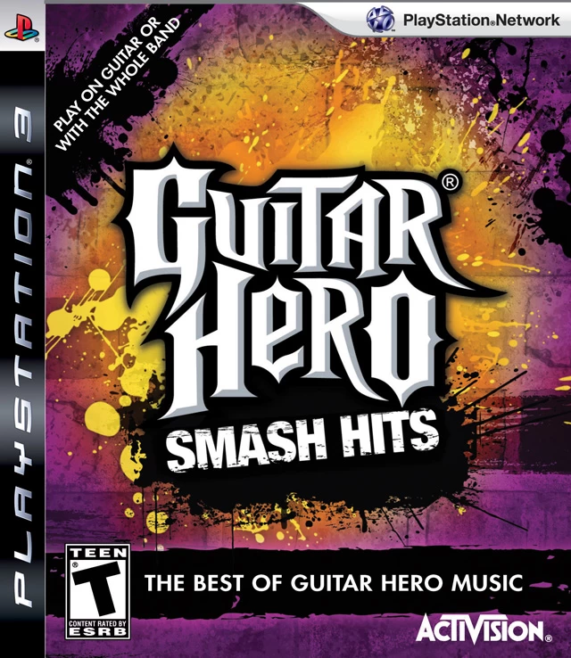 Capa do jogo Guitar Hero Smash Hits