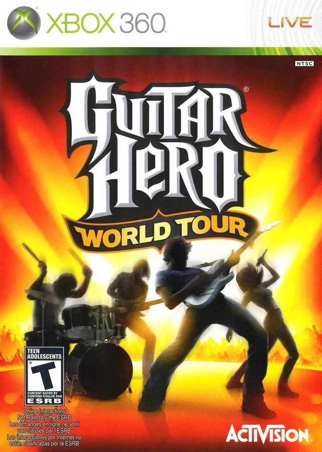 Capa do jogo Guitar Hero: World Tour