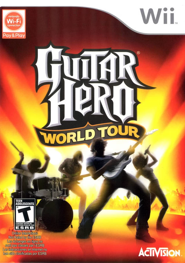 Capa do jogo Guitar Hero: World Tour