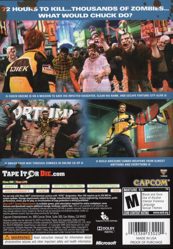 Dead Rising 2 cover