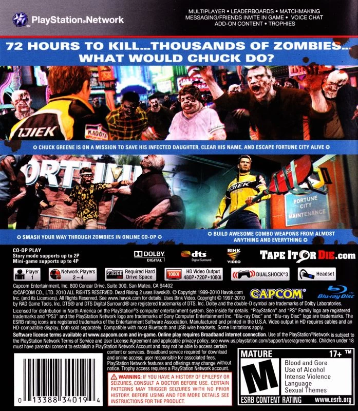 Capa do jogo Dead Rising 2