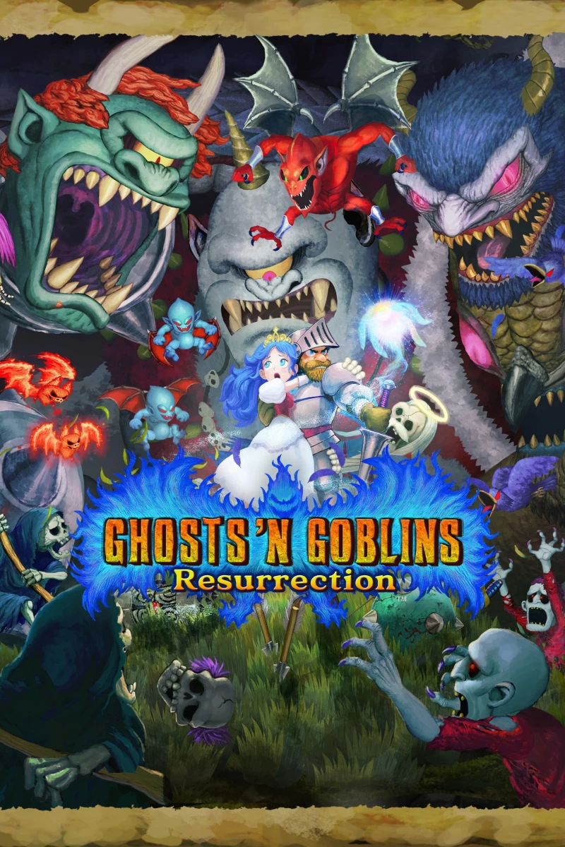 Capa do jogo Ghosts n Goblins Resurrection