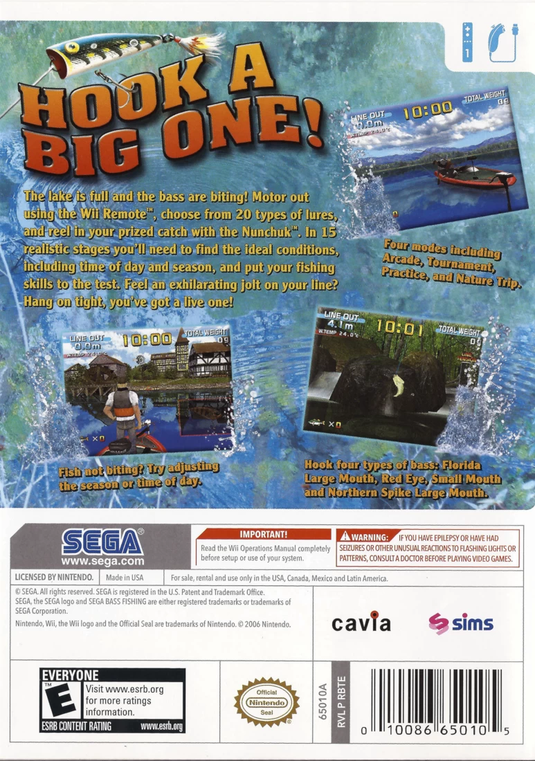 Sega Bass Fishing cover