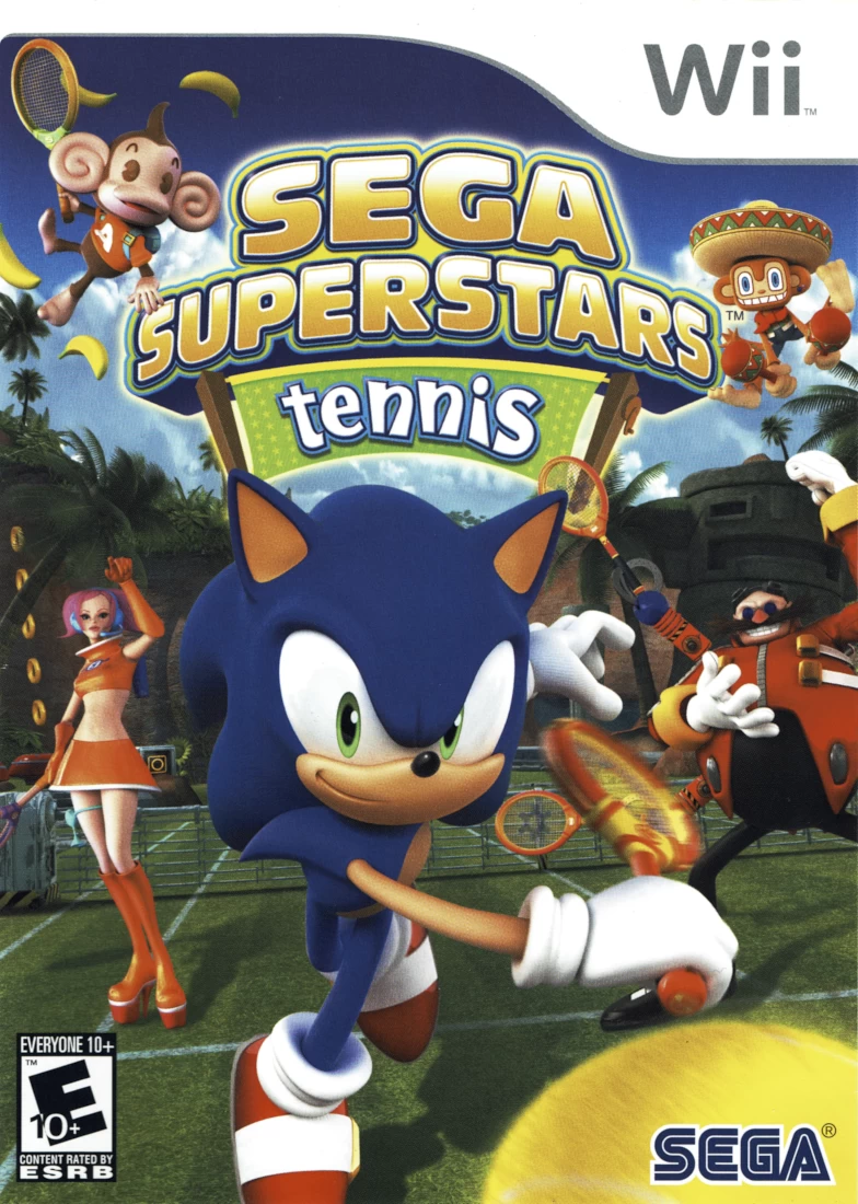 Capa do jogo Sega Superstars Tennis