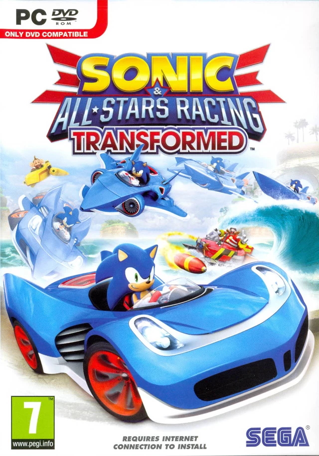 Capa do jogo Sonic & All-Stars Racing: Transformed