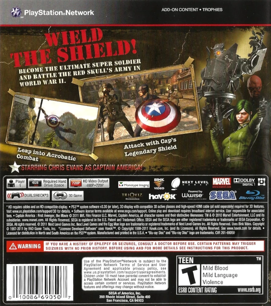 Capa do jogo Captain America: Super Soldier