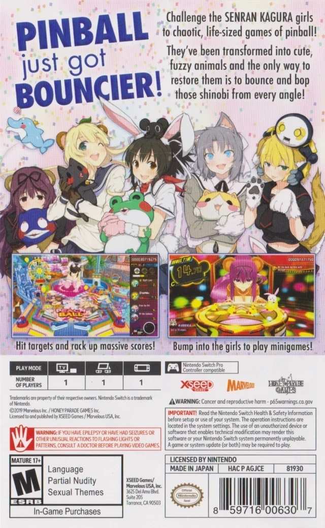 Capa do jogo Senran Kagura: Peach Ball