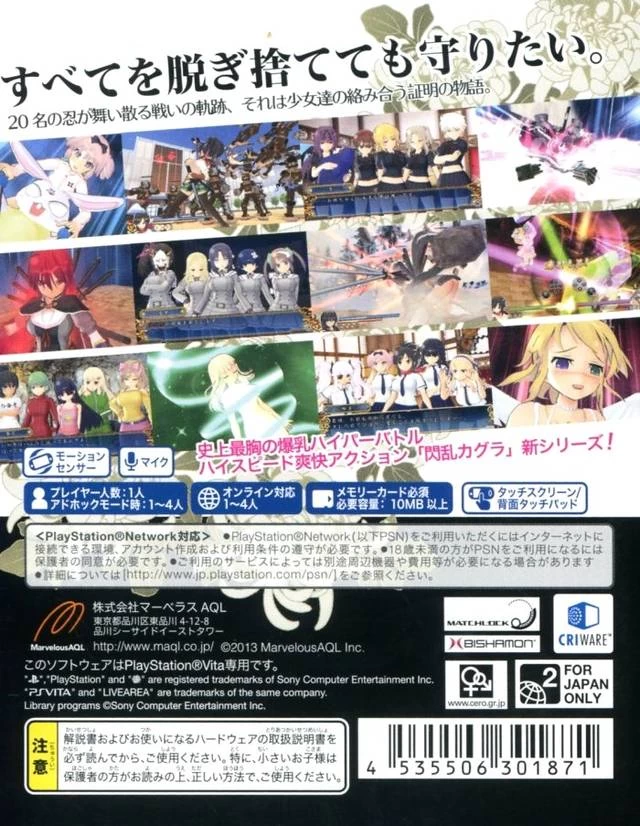 Capa do jogo Senran Kagura: Shinovi Versus