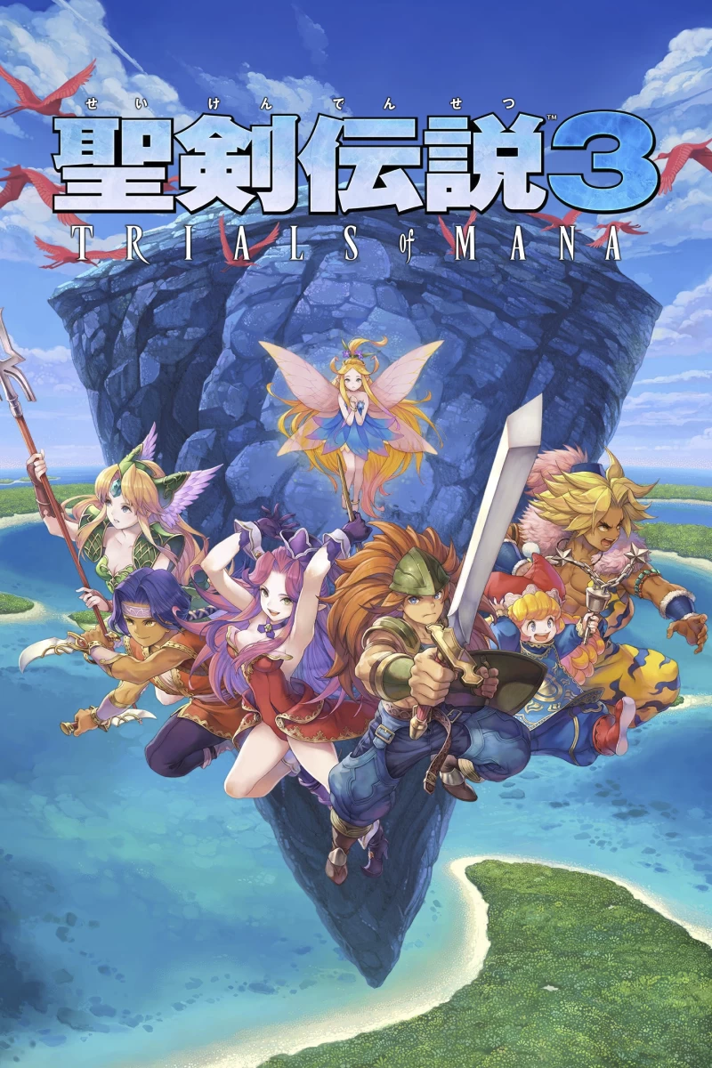 Capa do jogo Trials of Mana