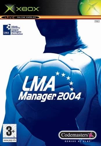 Capa do jogo LMA Manager 2004