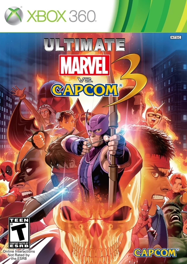 Capa do jogo Ultimate Marvel vs. Capcom 3