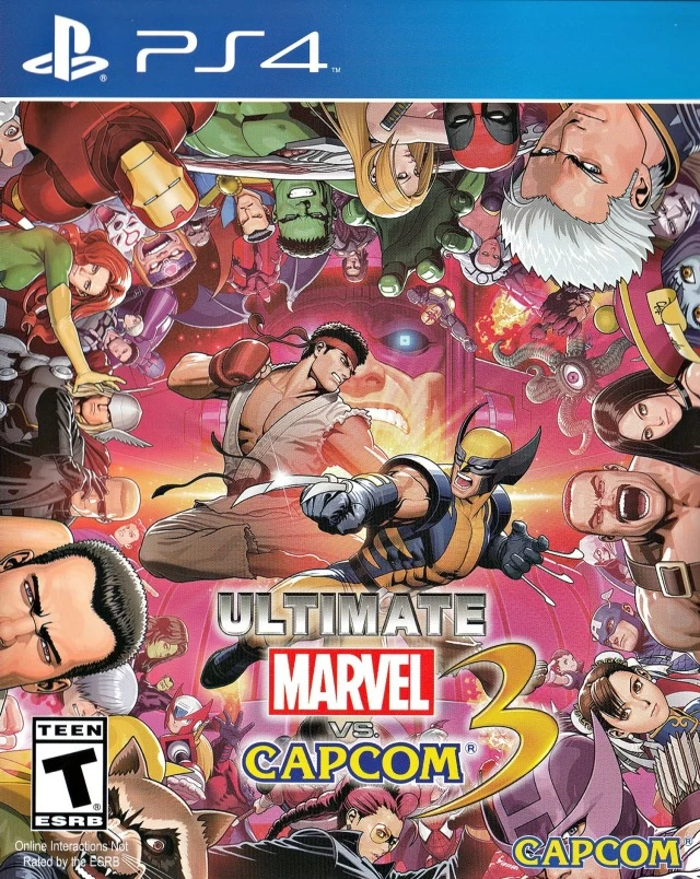 Capa do jogo Ultimate Marvel vs. Capcom 3