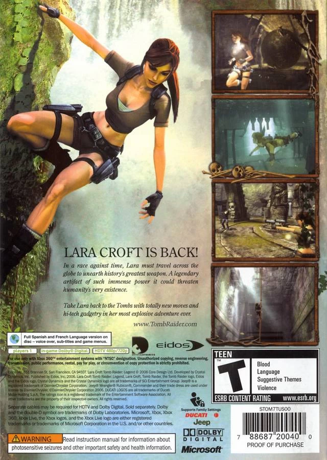 Tomb Raider: Legend cover