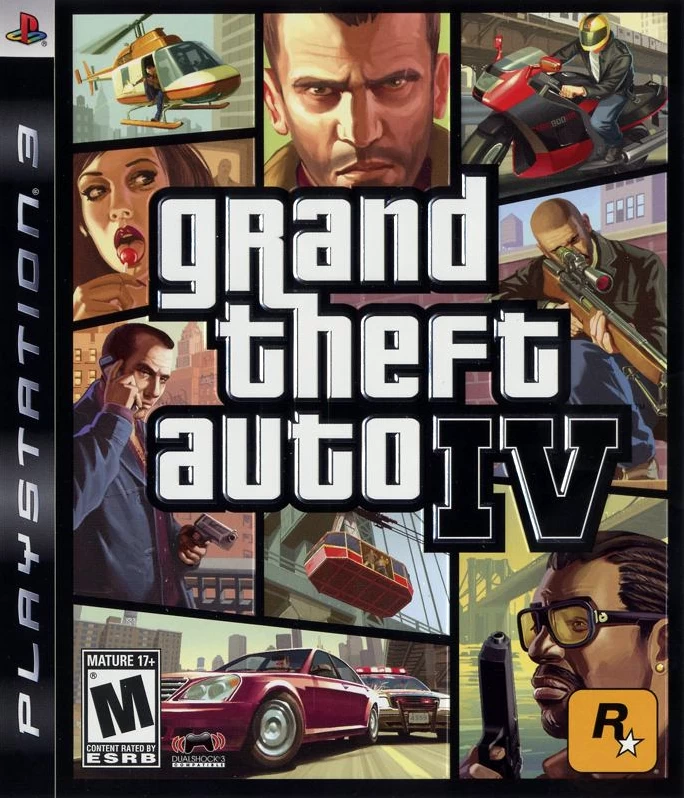 Capa do jogo Grand Theft Auto IV