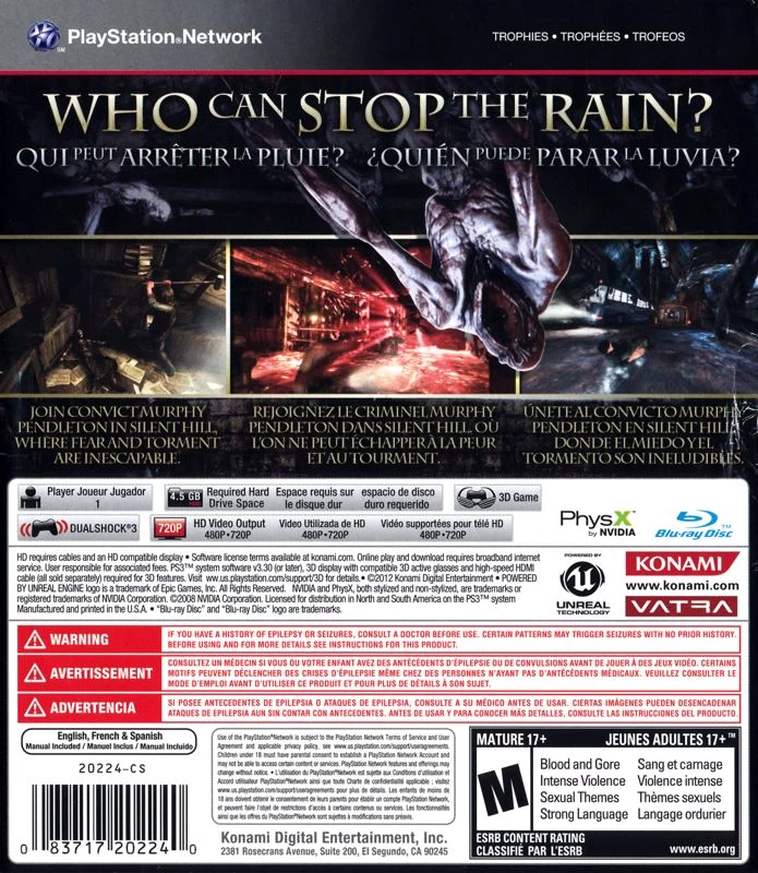 Capa do jogo Silent Hill: Downpour